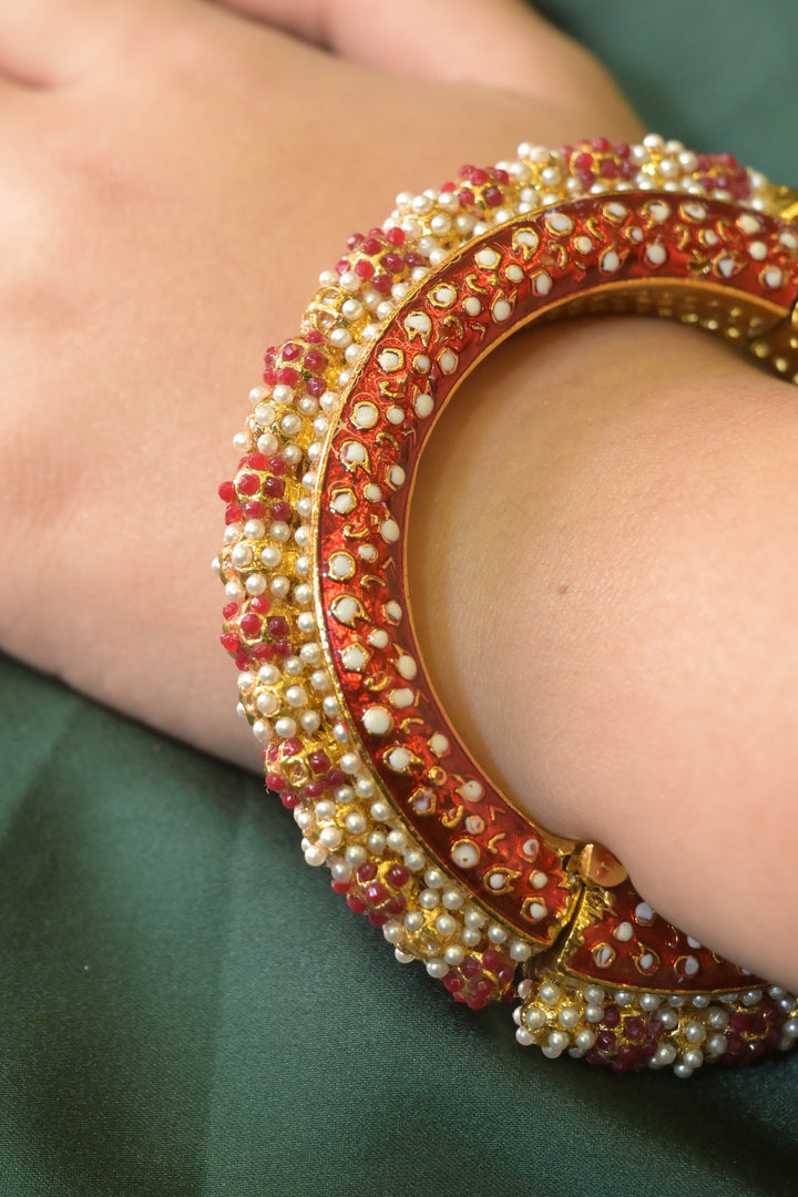 Tilpatra Gold Polki Bangle