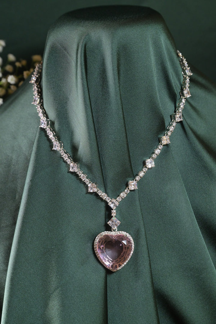 Valentine's Romantic Heart Cocktail Necklace