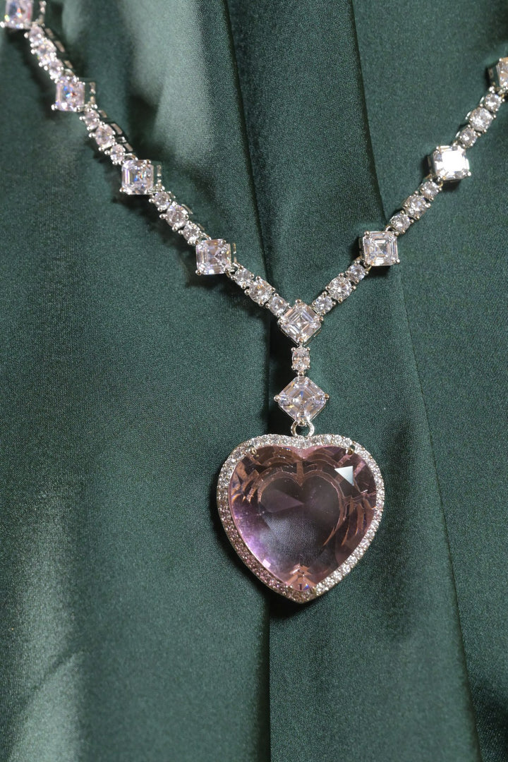 Valentine's Romantic Heart Cocktail Necklace