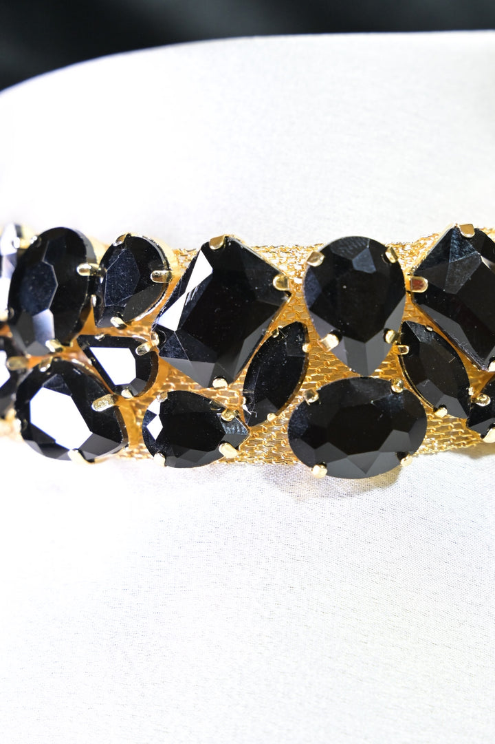 Gemstone Golden Club Choker Necklace