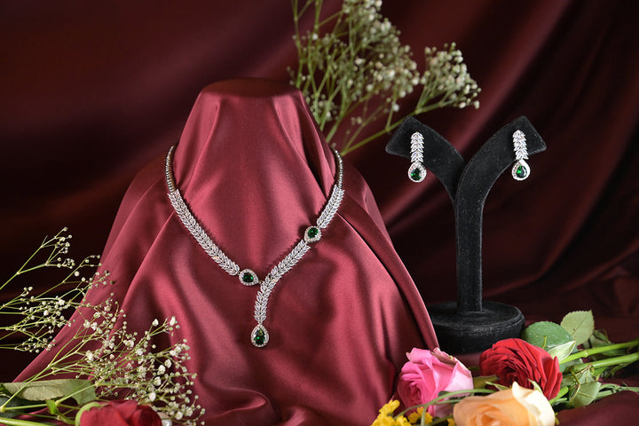 Victoria Crisscross Diamond Pendant Necklace