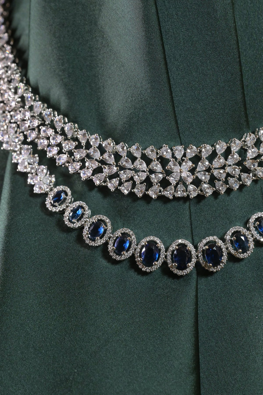 Advika Bohemian Layered Cocktail Diamond Necklace