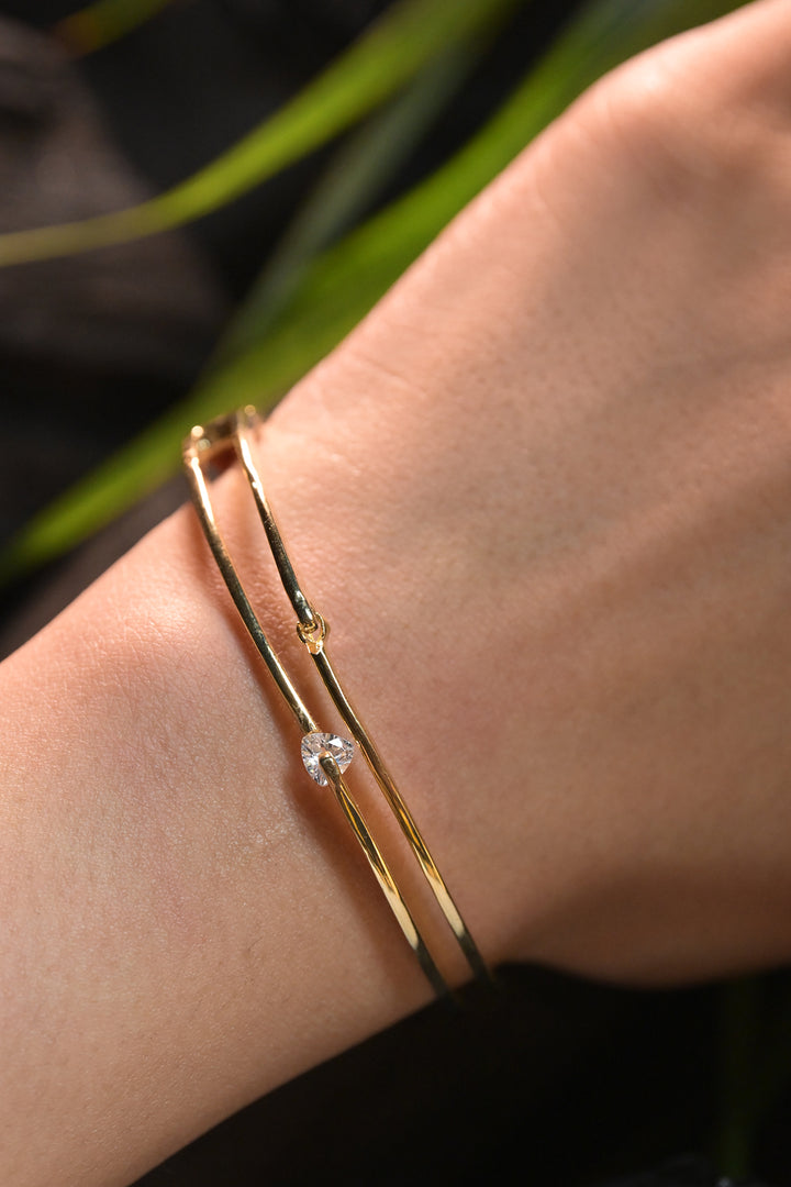 Rasika Sleek Silver Cuff Bracelet