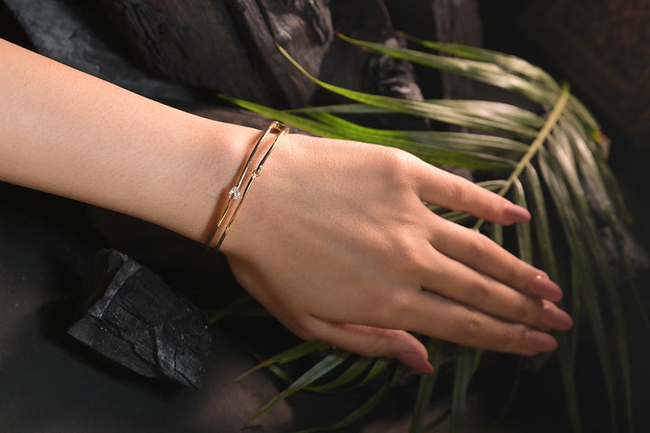 Rasika Sleek Silver Cuff Bracelet