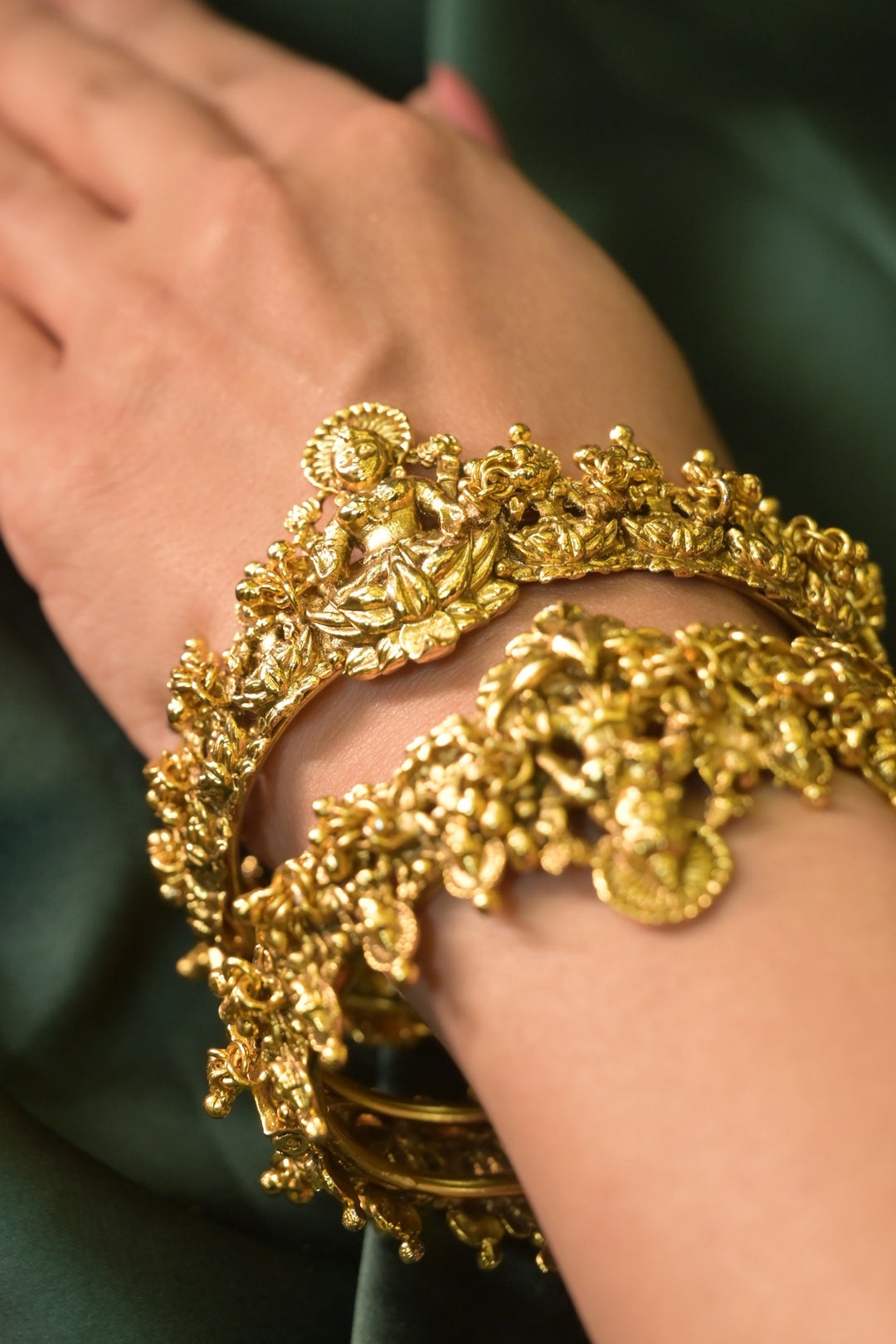 Vinayaka Golden Temple Bangle