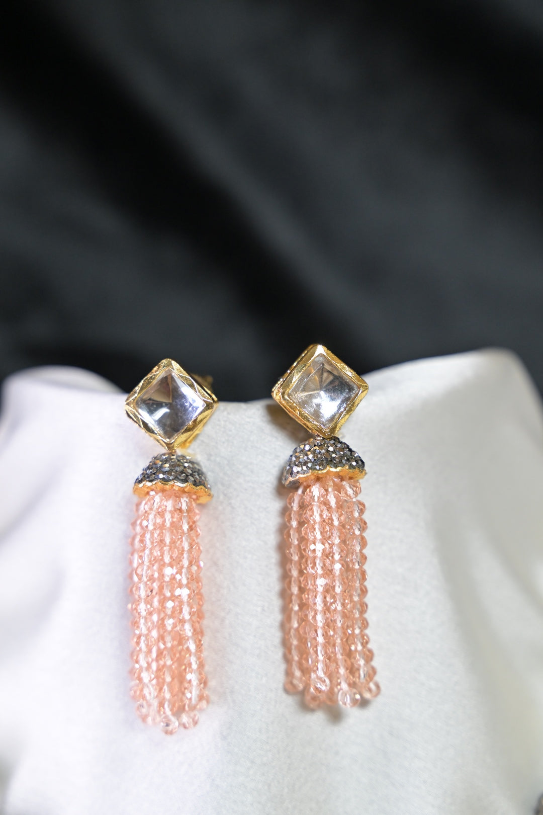 Rajasthani Fusion Pastel Boho Strings Beaded Necklace