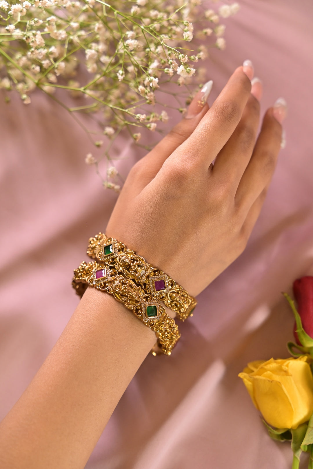 Lakshmi Golden Temple Bangle