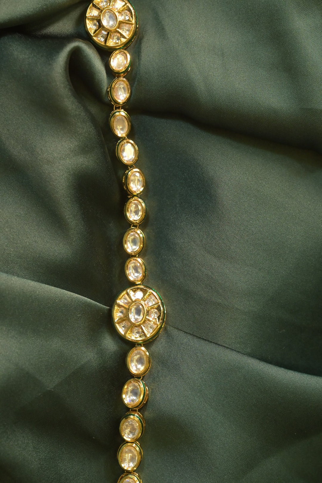 Rani Padmini Kundan Emerald Bridal Kamarbandh