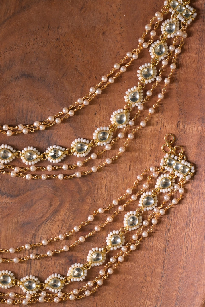 Pushpvatika Multi-layered Golden Kaansahara