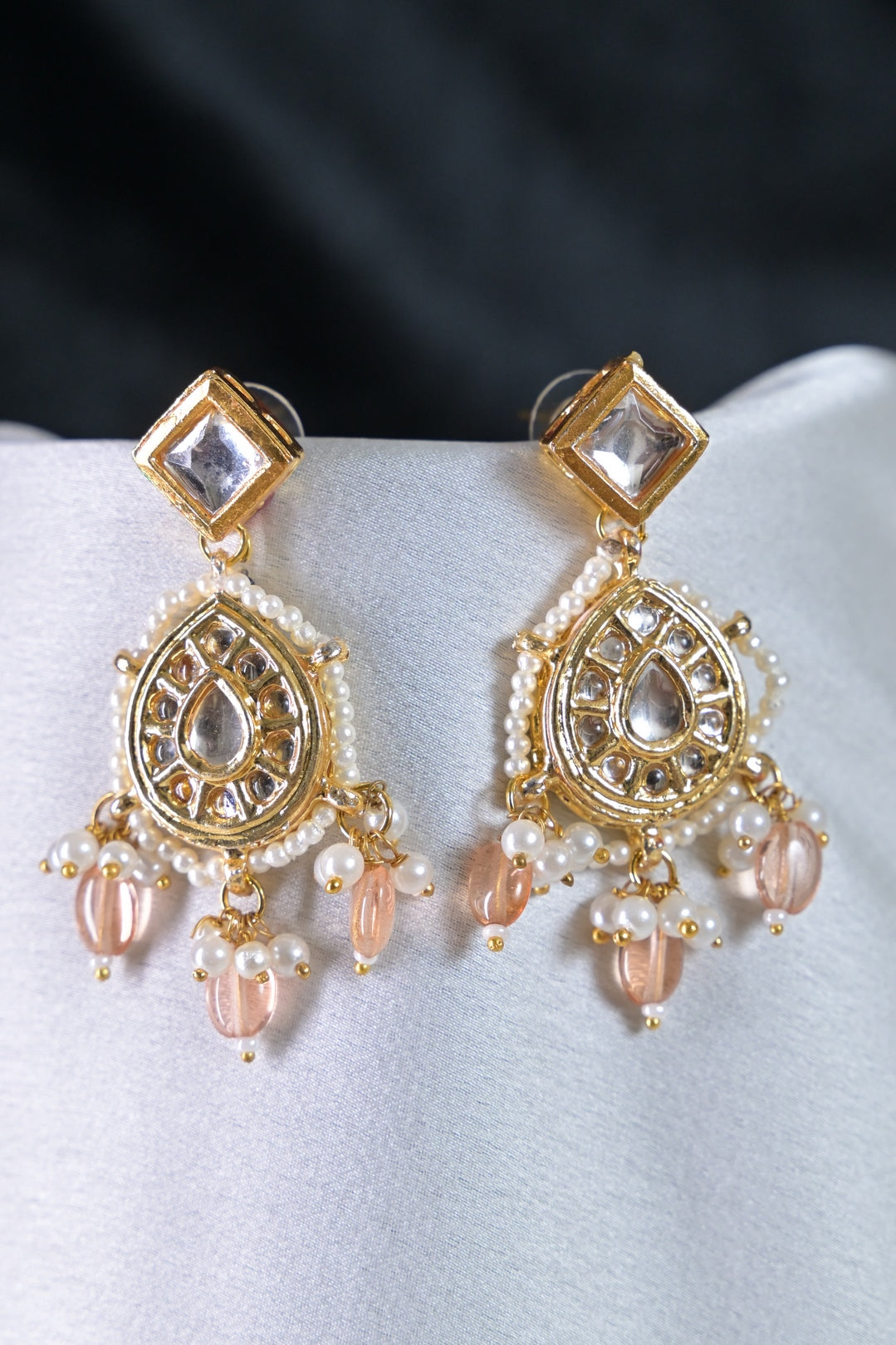 Jaipuri Marwari Ruby Pearl Necklace