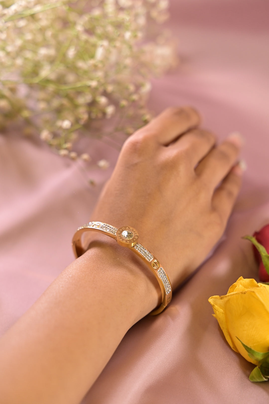 Madrid Sun Golden Fashion Bracelet