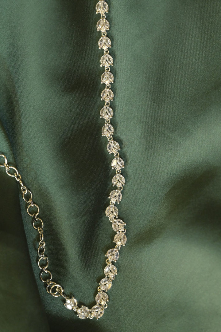 Kaushalya Diamond Flower Cluster Sleek Kamarbandh