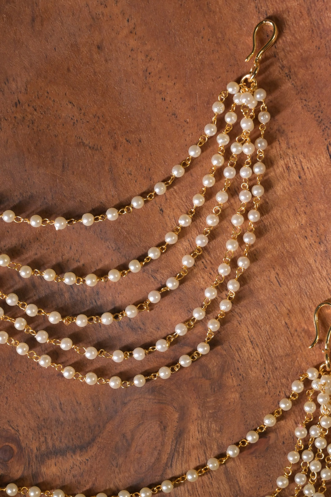 Meera Pearl Multi-layered Drop Kaansahara