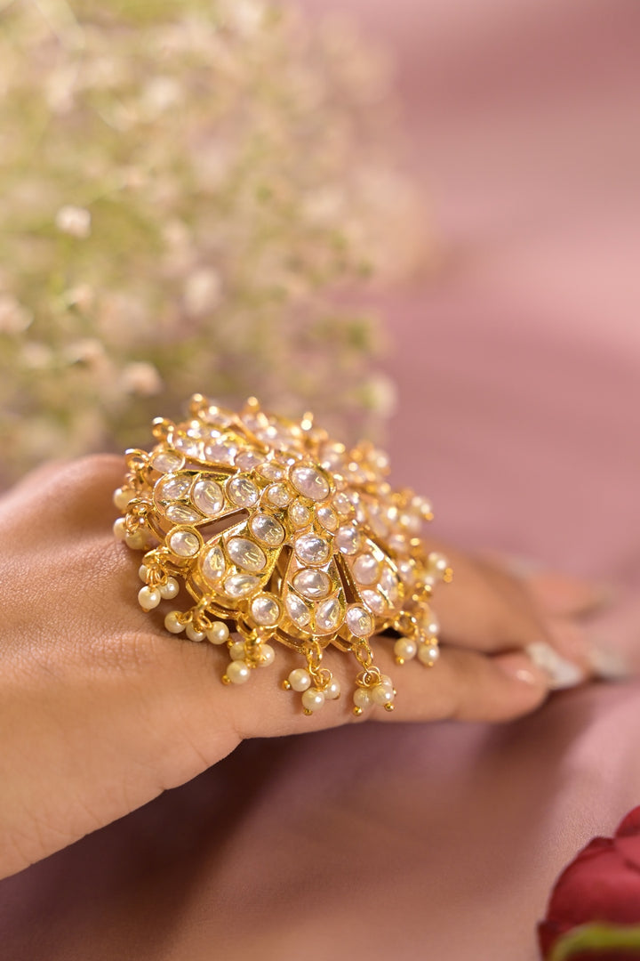 Noor-E-Kundan Adjustable Ring