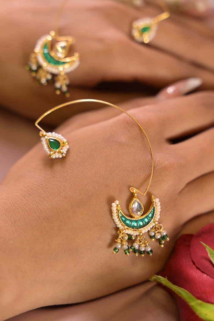 Sindoori Kamal Ear Cuff Earring