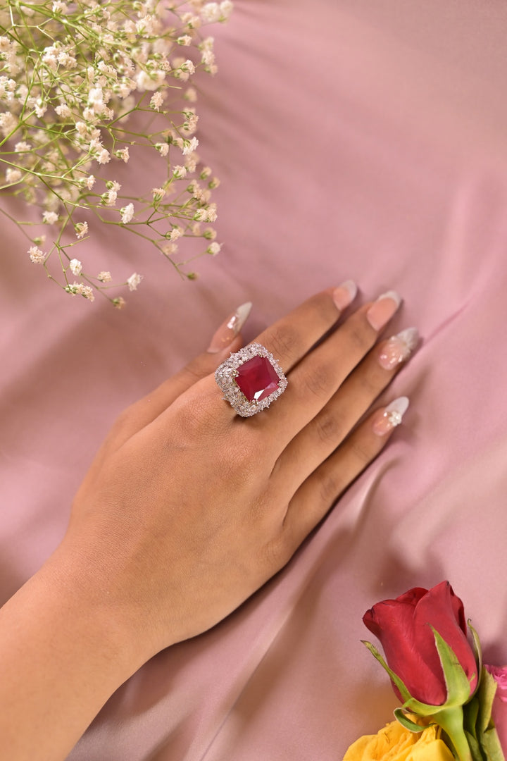 Venice Cocktail Gemstone Adjustable Ring