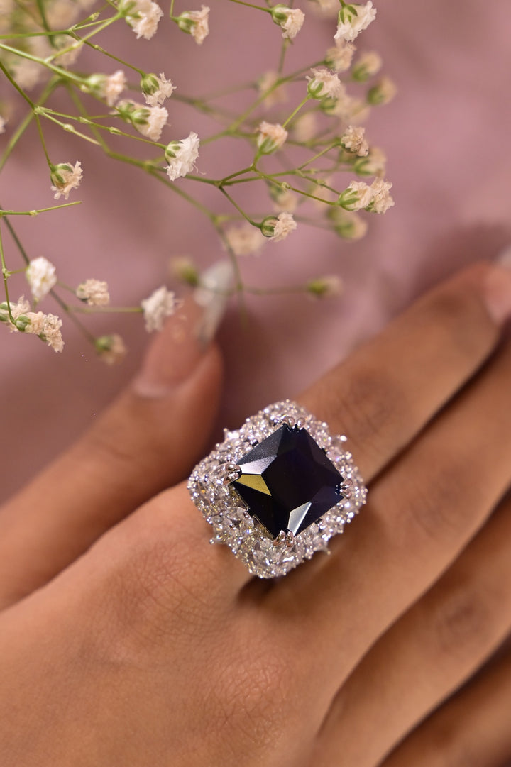 Venice Cocktail Gemstone Adjustable Ring