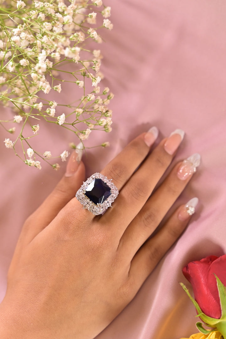 Venice Cocktail Gemstone Adjustable Ring