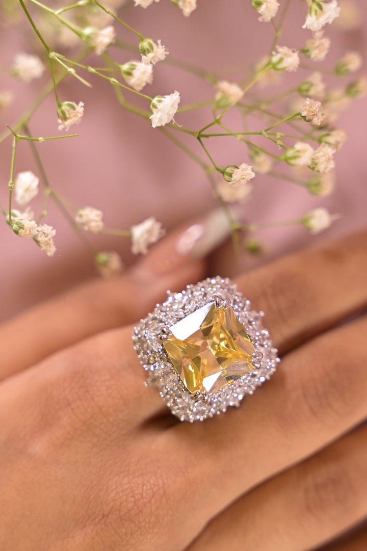 Venice Cocktail Gemstone Adjustable Ring