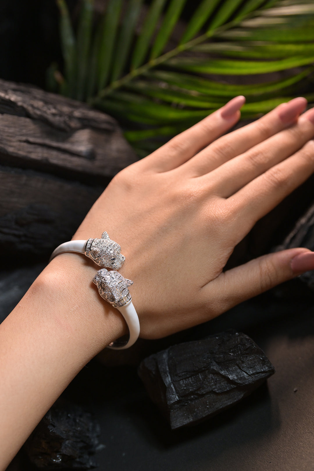 Regal Lion CZ Diamond Party Bracelet