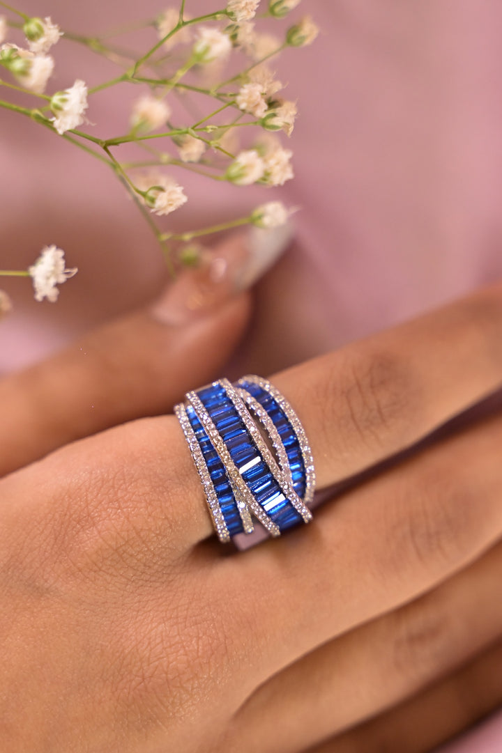 Alma Three Tier Band Ring