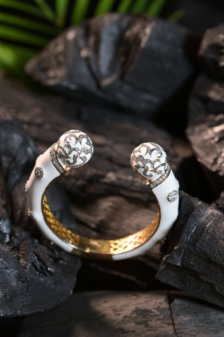 Saturn Open CZ Diamond Party Bracelet