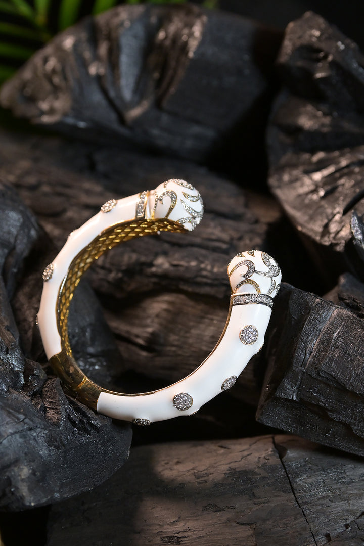 Saturn Open CZ Diamond Party Bracelet