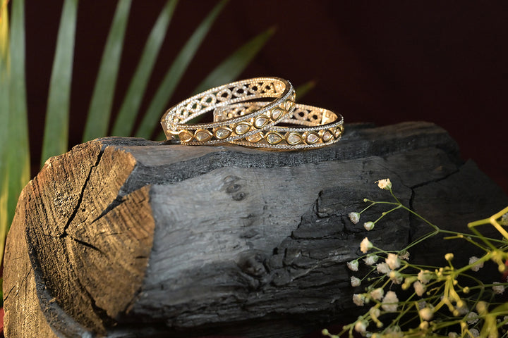 Yashoda Kundan Hoop Earrings