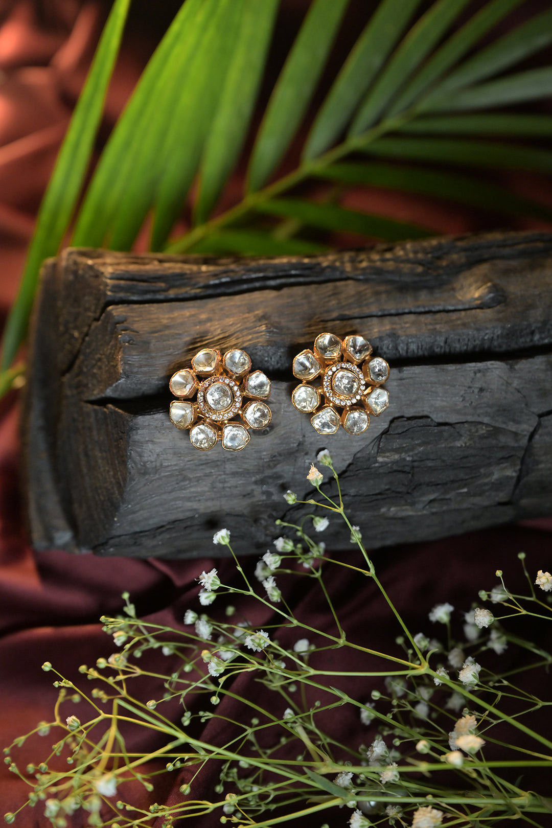 Radha Polki Earrings