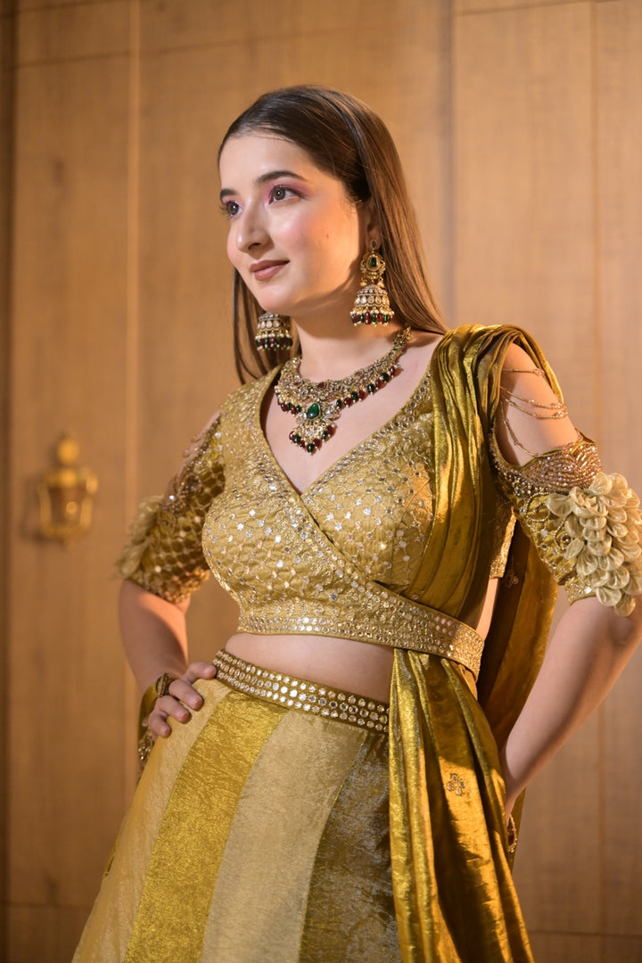 RajRani Temple Multicolored Bridal Necklace