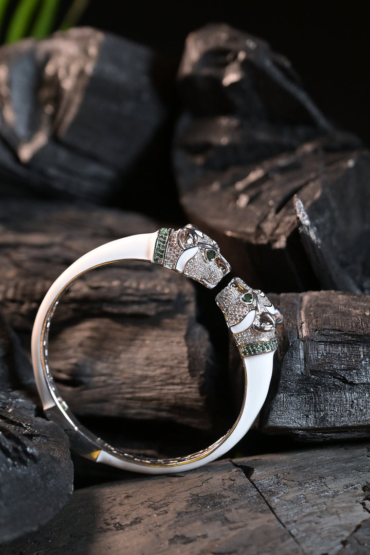 Lunar White Openable Lion Bracelet