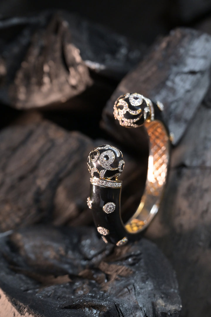 Saturn Open CZ Diamond Party Bracelet