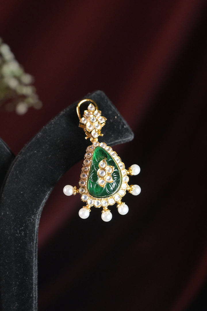 Galaxy Glamour Polki Drop String Necklace