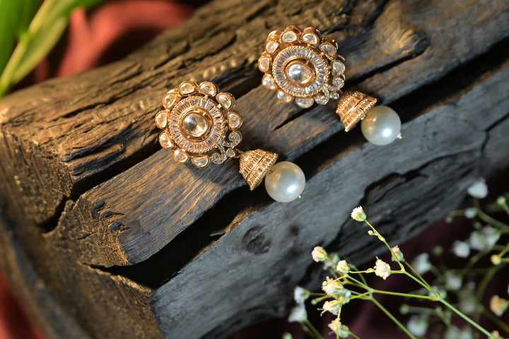 Lalita Polki Pearldrop Earrings