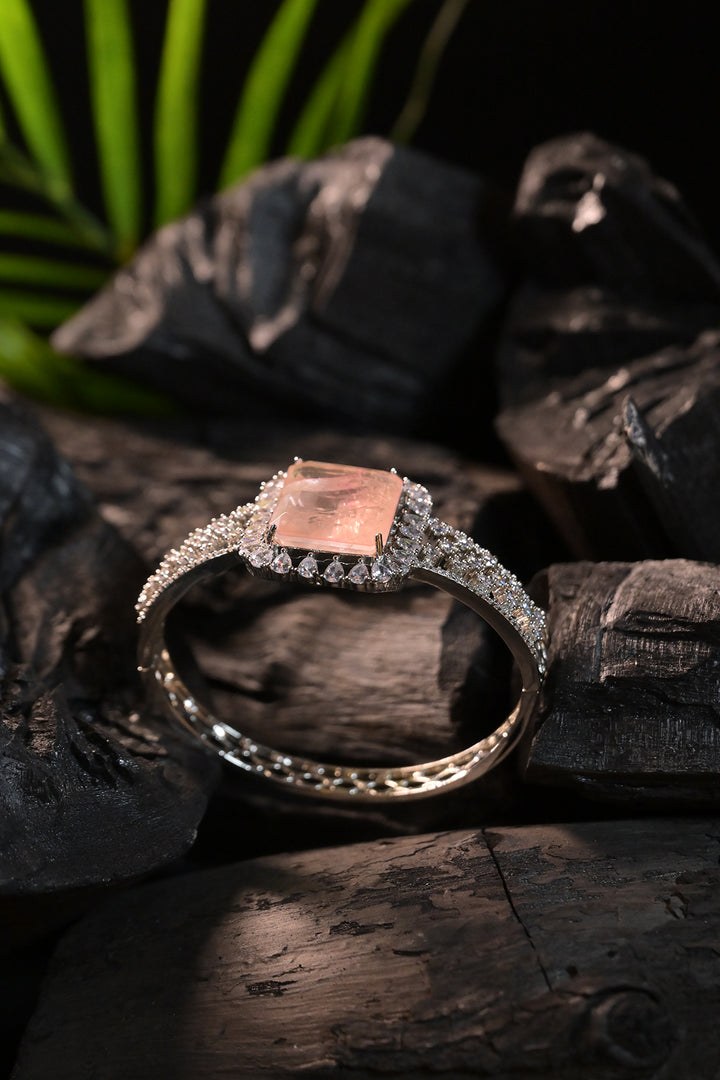 Tides Gemstone CZ Diamond Square Bracelet