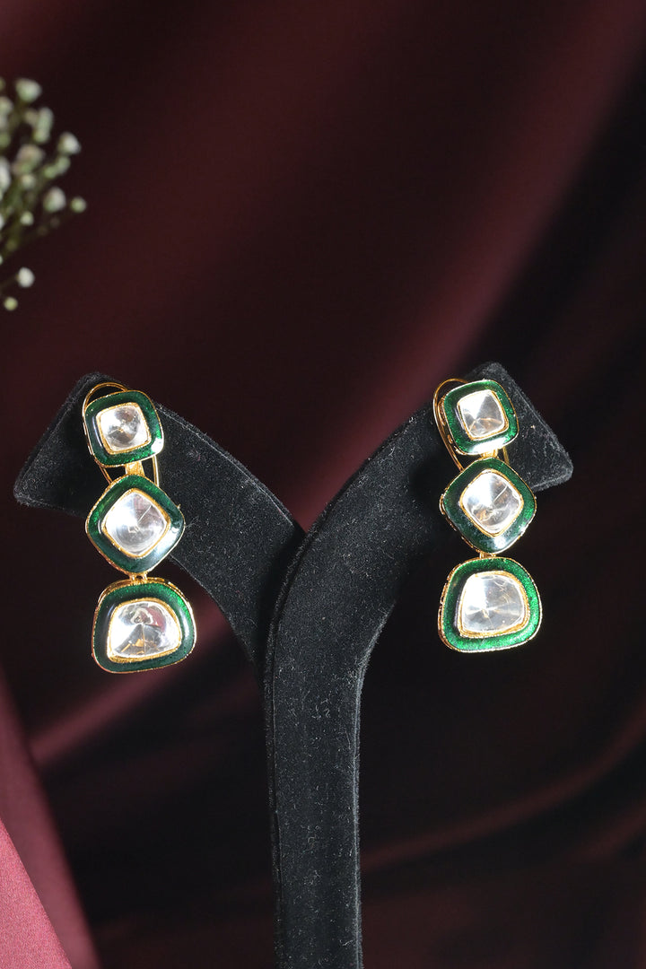 Royal Emerald Premium Layered Wedding Long Necklace