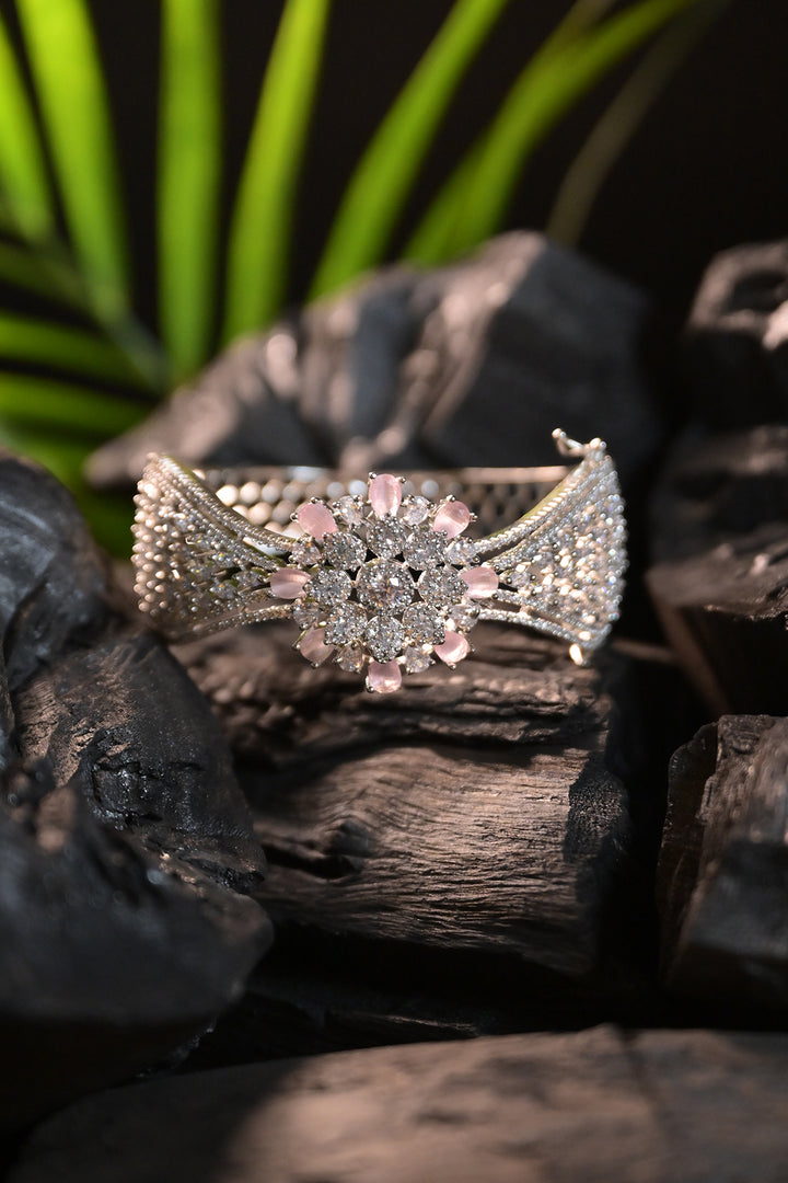 Berry CZ Diamond Red Bow Bracelet