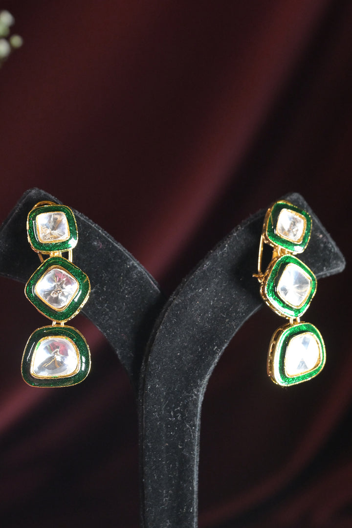 Royal Emerald Premium Layered Wedding Long Necklace