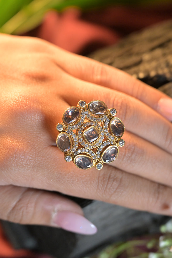 Maya Polki Chakra Ring