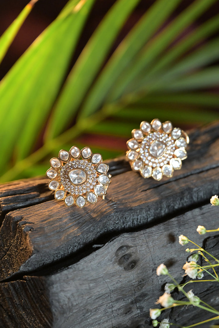 Devi Kundan Stud Earrings