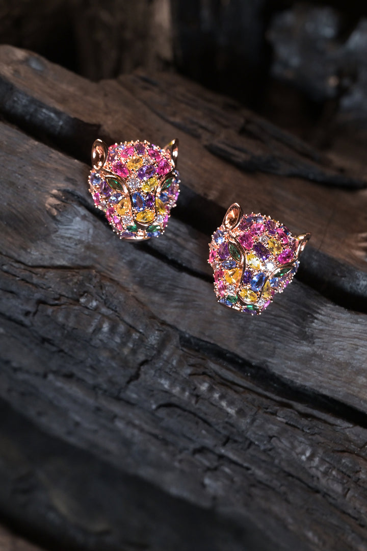 Leonis Diamond Stud Earrings