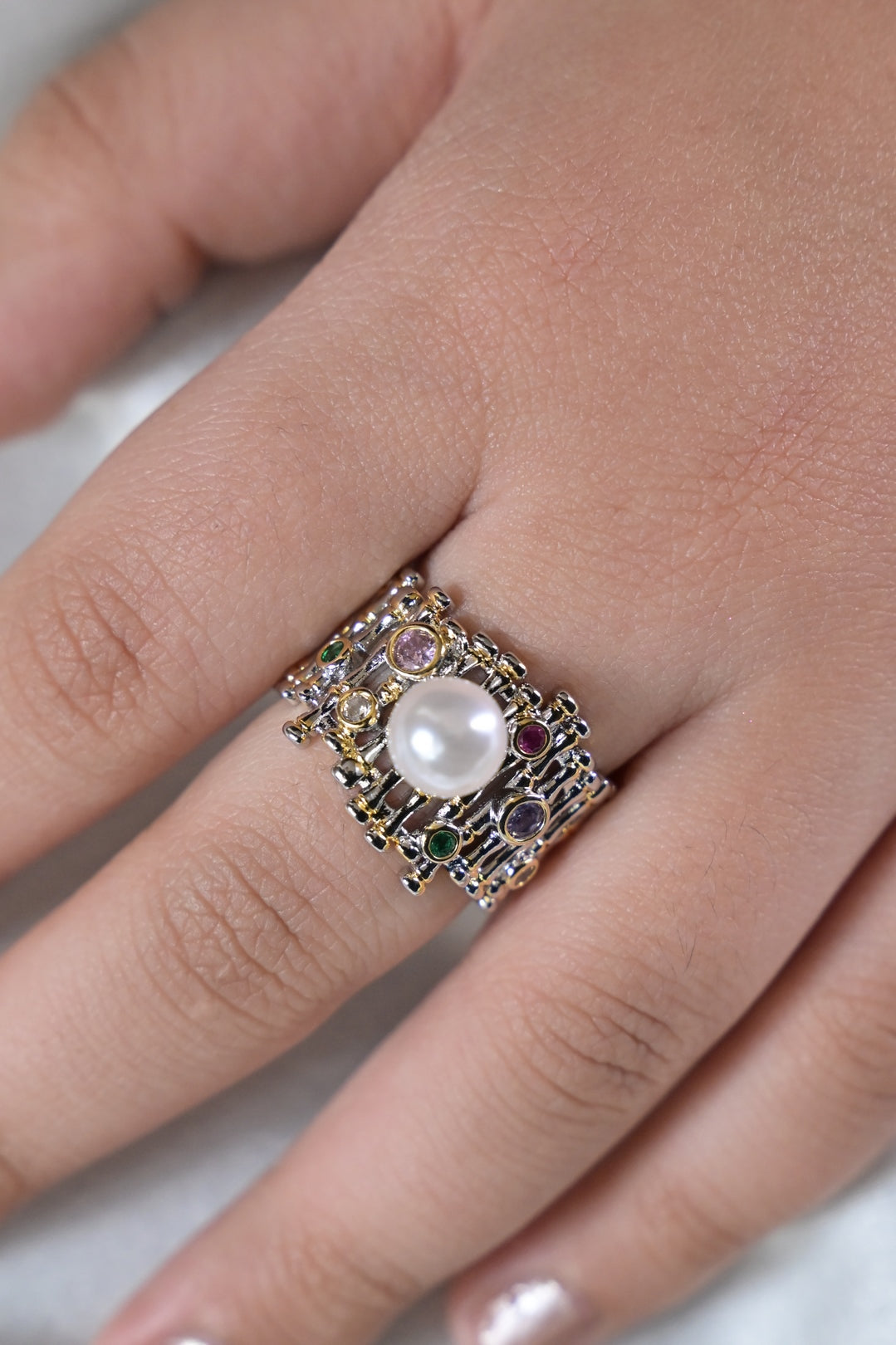 Nyx Crisscross Western Casual Ring