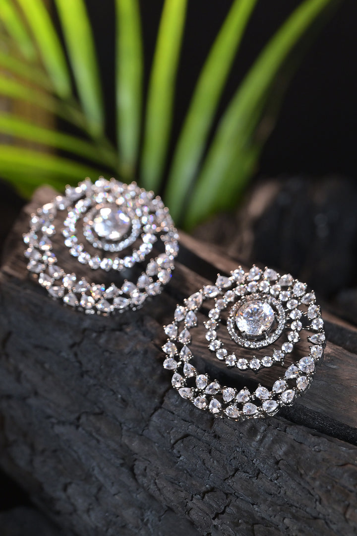 Chakra Diamond Stud Earrings