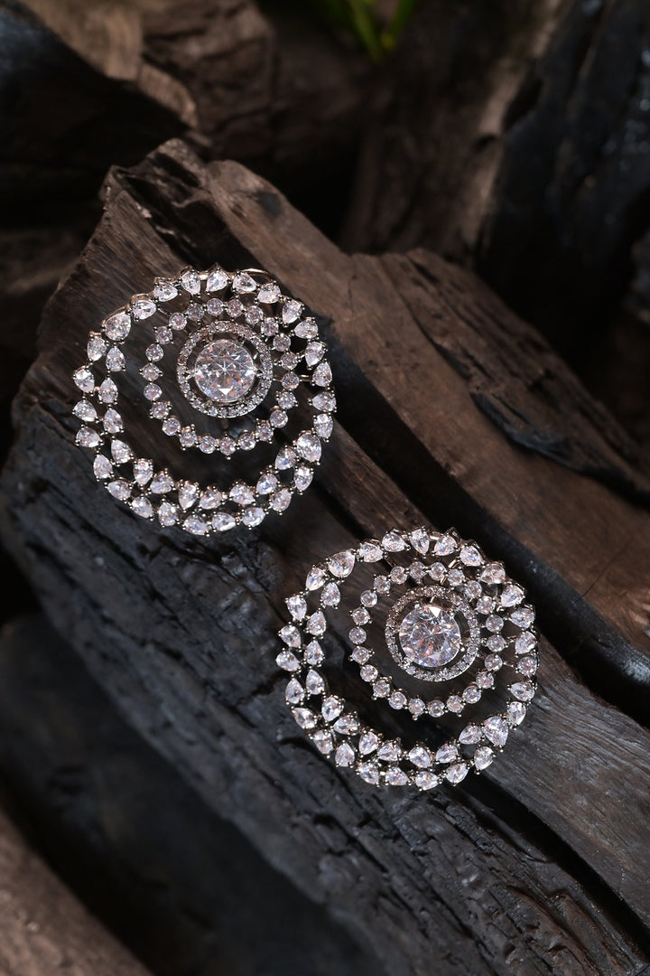 Chakra Diamond Stud Earrings