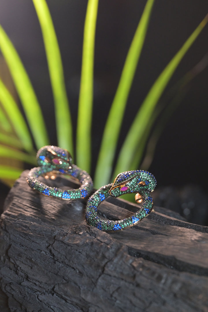 Twisted Snake Stud Earrings