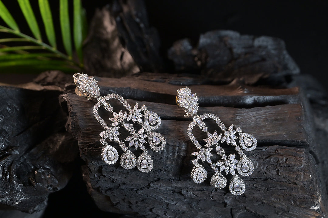 Cascade Diamond  Earrings