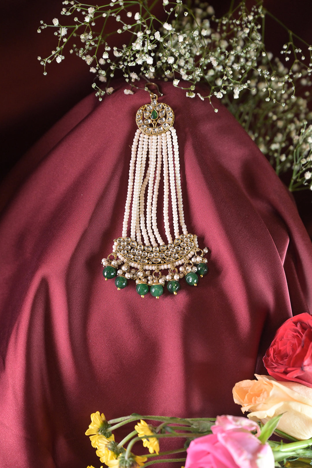 Hyderabadi Emerald Green Charm