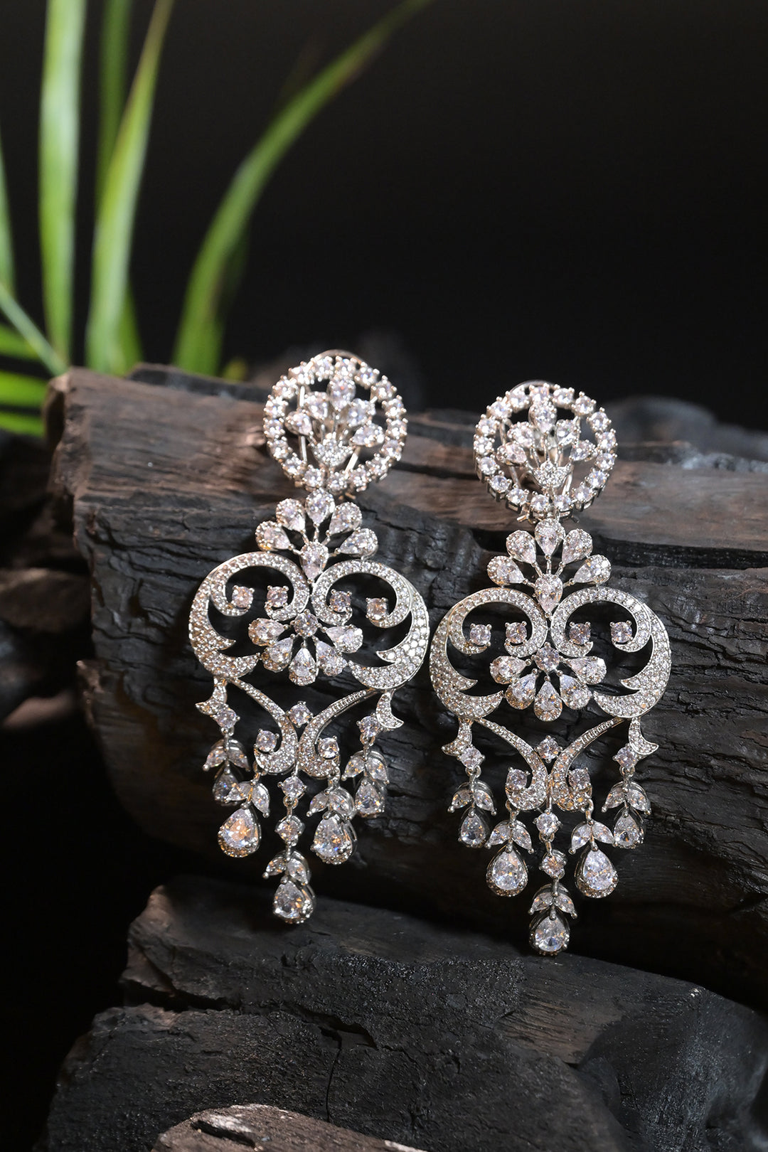 Bloom Diamond Chandelier Earrings