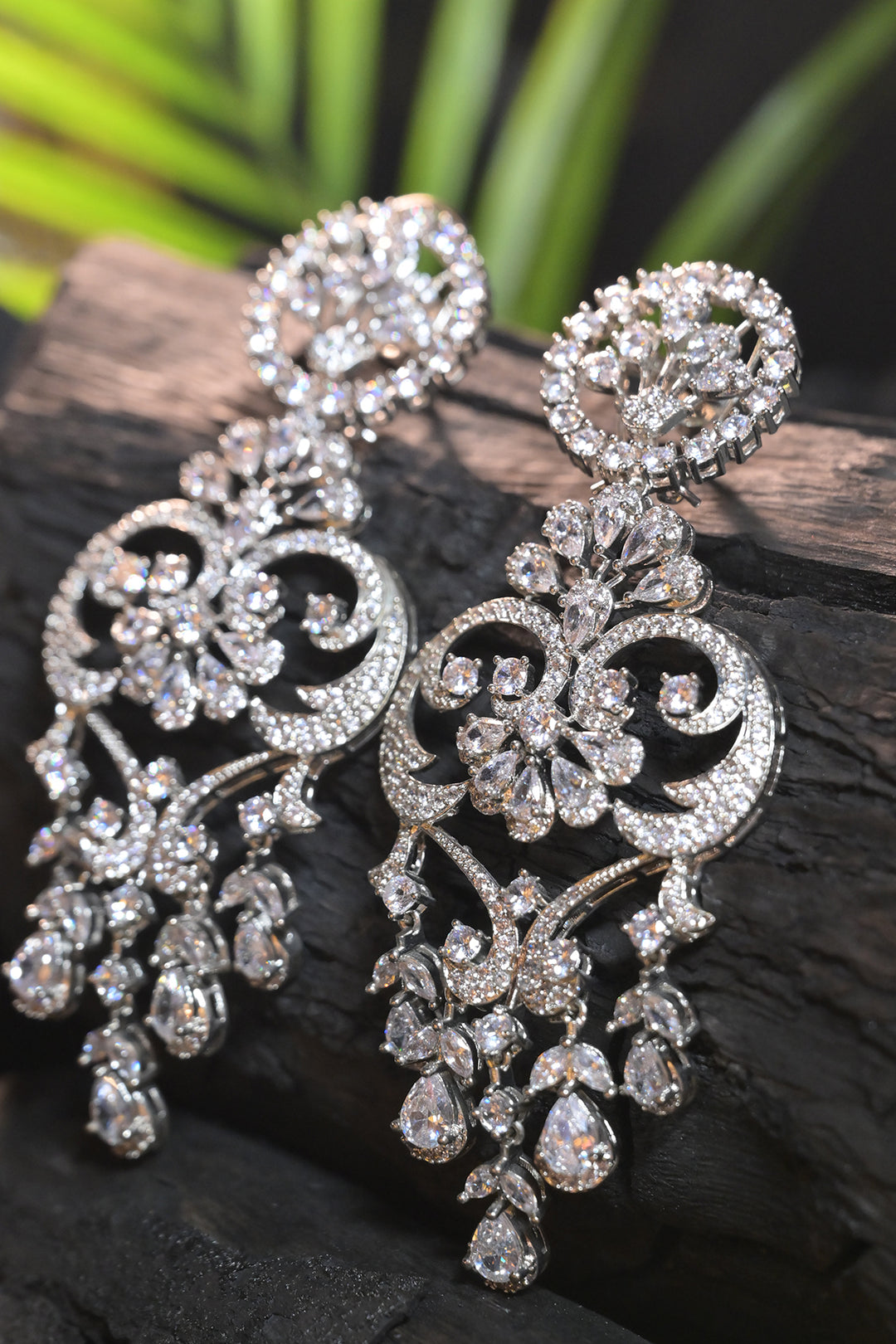Bloom Diamond Chandelier Earrings
