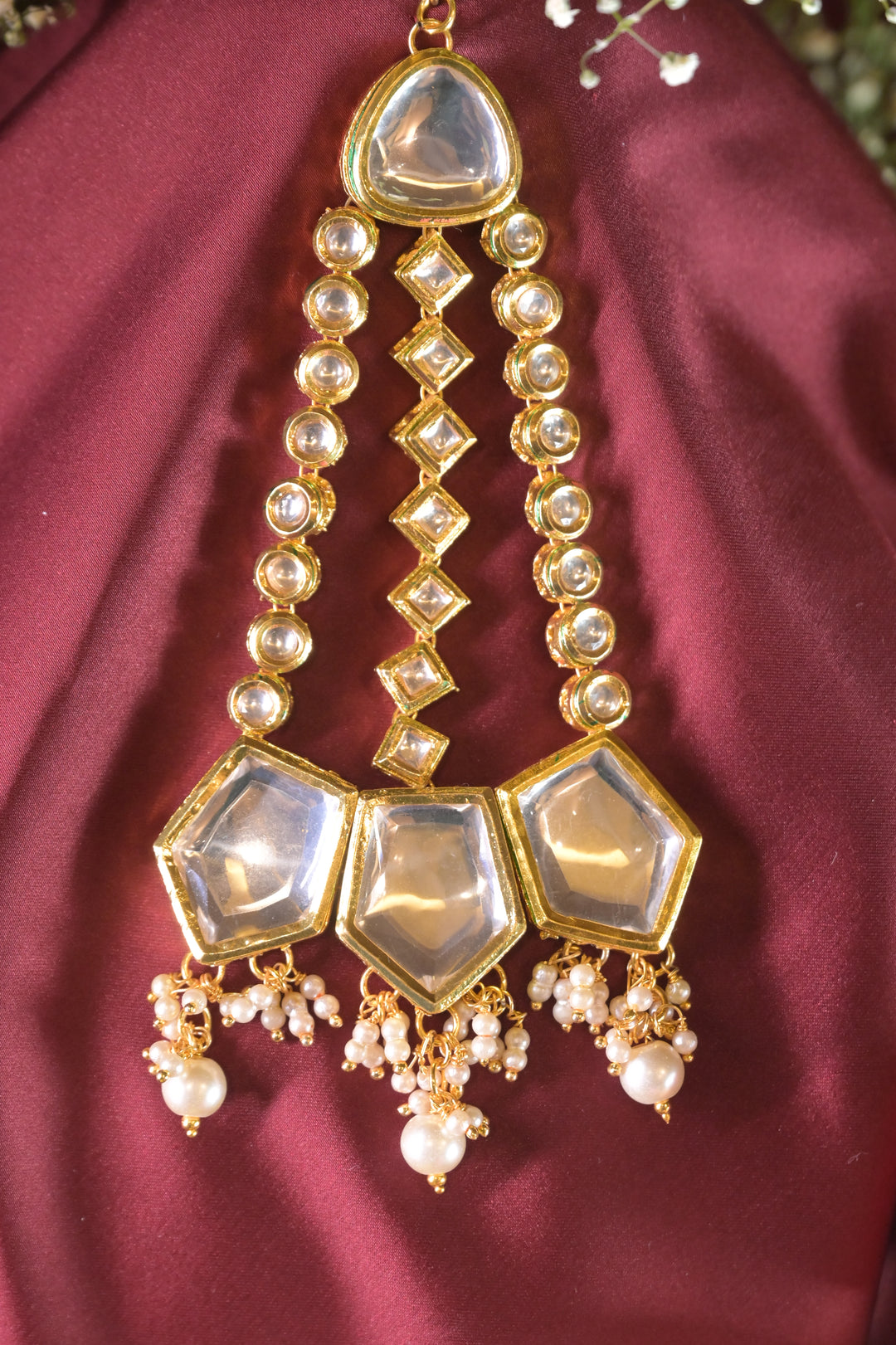 Rudrakshi Kundan Polki Sufi Pasa